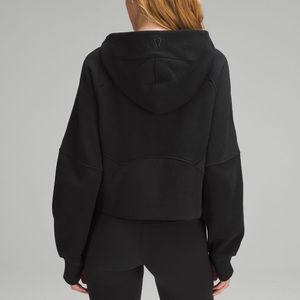 Scuba oversized half-zip hoodie